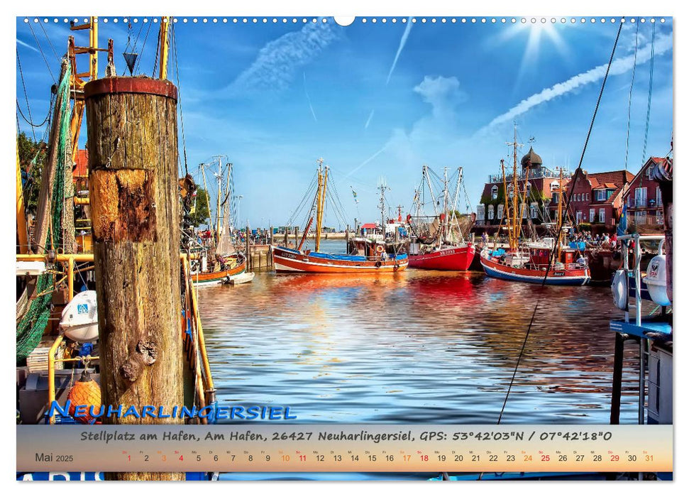 Mit dem Wohnmobil an die Nordsee (CALVENDO Premium Wandkalender 2025)