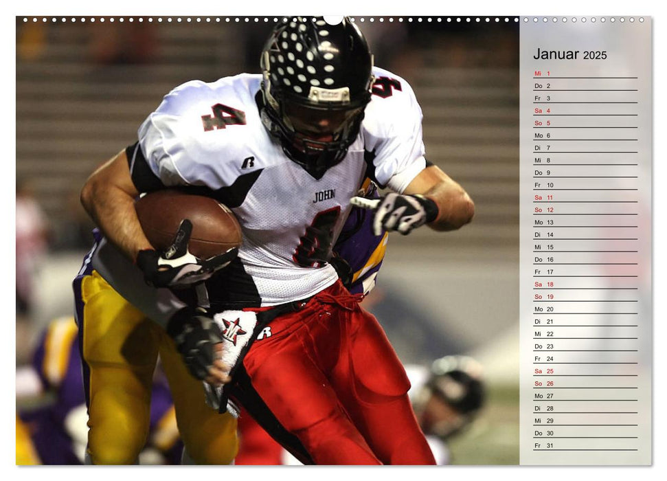 American Football - Touchdown (CALVENDO Premium Wandkalender 2025)