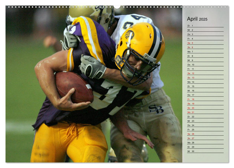 American Football - Touchdown (CALVENDO Premium Wandkalender 2025)