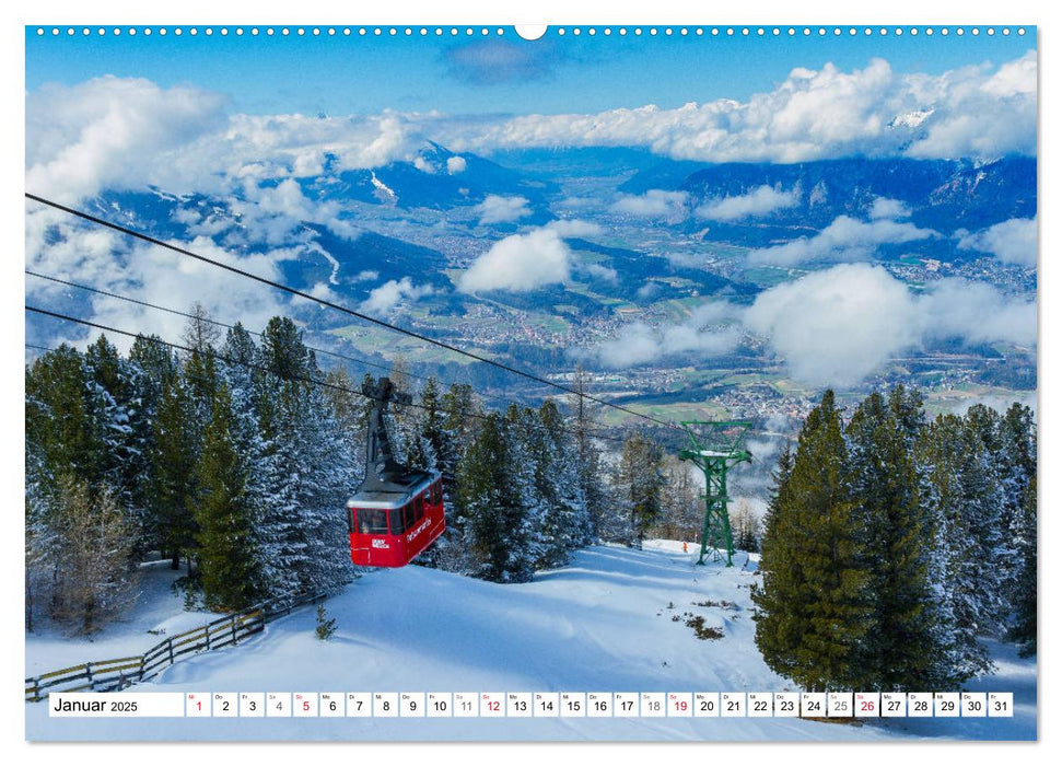 Reise nach Tirol - Die kleinen Dörfer bei Innsbruck (CALVENDO Premium Wandkalender 2025)