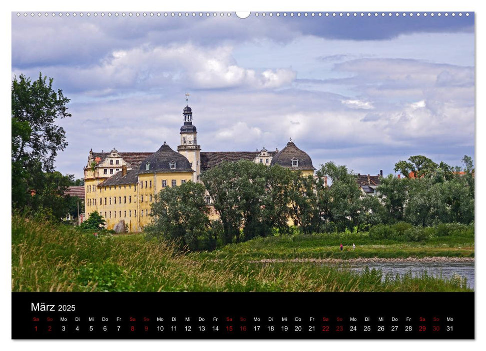 Elberadweg Coswig (Anhalt) (CALVENDO Premium Wandkalender 2025)