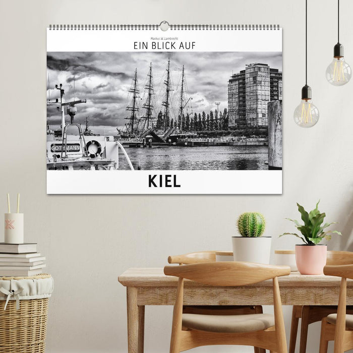 Ein Blick auf Kiel (CALVENDO Wandkalender 2025)