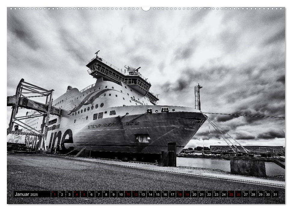 Ein Blick auf Kiel (CALVENDO Wandkalender 2025)