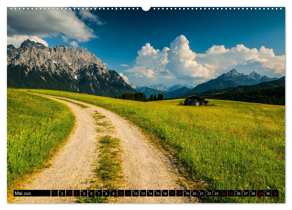 Berge. Wege in die Natur (CALVENDO Premium Wandkalender 2025)