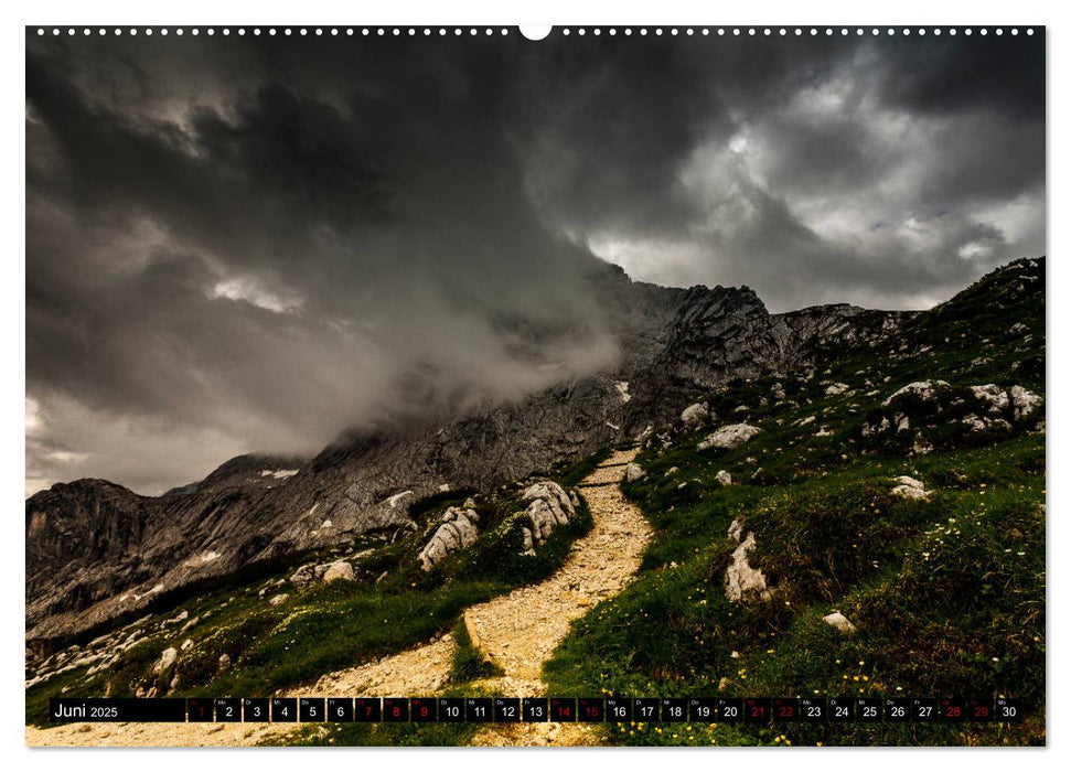 Berge. Wege in die Natur (CALVENDO Premium Wandkalender 2025)