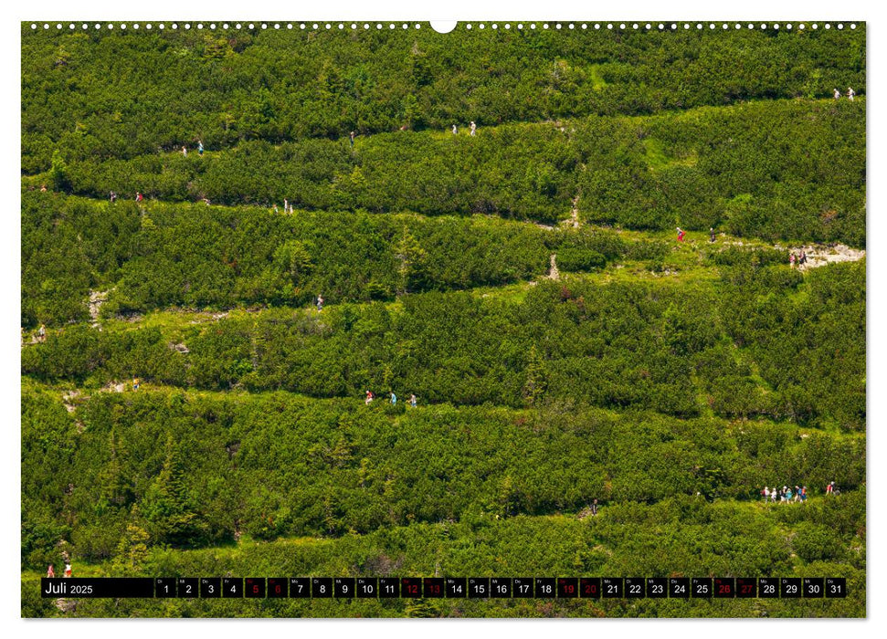 Berge. Wege in die Natur (CALVENDO Premium Wandkalender 2025)