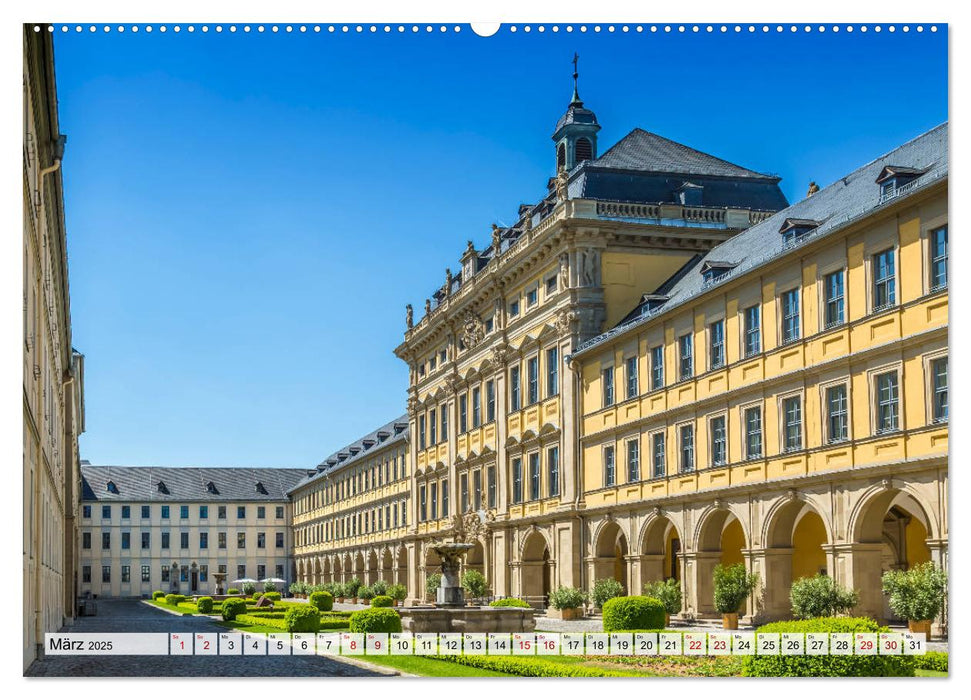 WÜRZBURG Historisches Stadtherz (CALVENDO Wandkalender 2025)