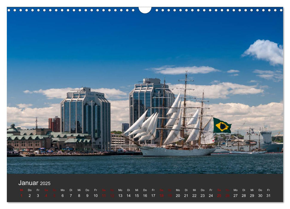 Windjammer-Regatta - Tall Ships Atlantic Challenge (CALVENDO Wandkalender 2025)