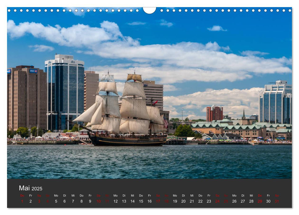 Windjammer-Regatta - Tall Ships Atlantic Challenge (CALVENDO Wandkalender 2025)