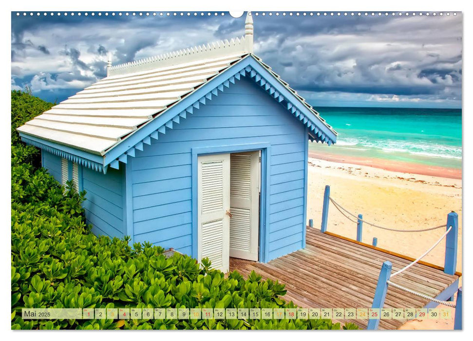 Die Westindischen Inseln - Bahamas (CALVENDO Premium Wandkalender 2025)