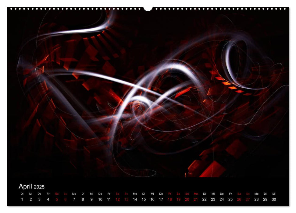 LIGHTPAINTING - malen mit Licht (CALVENDO Wandkalender 2025)