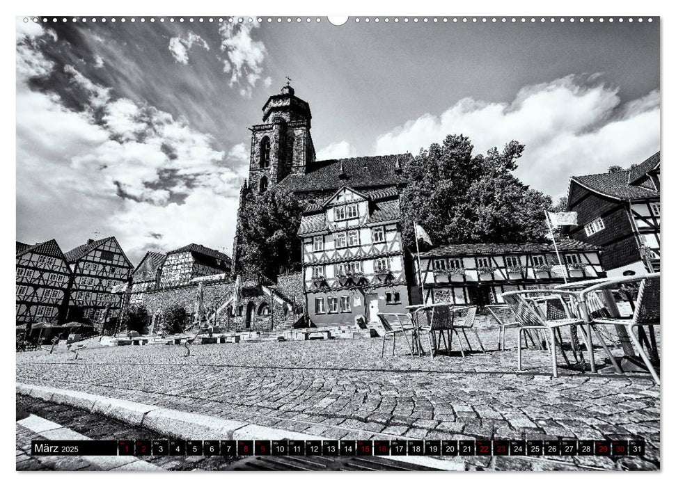 Ein Blick auf Homberg an der Efze (CALVENDO Premium Wandkalender 2025)