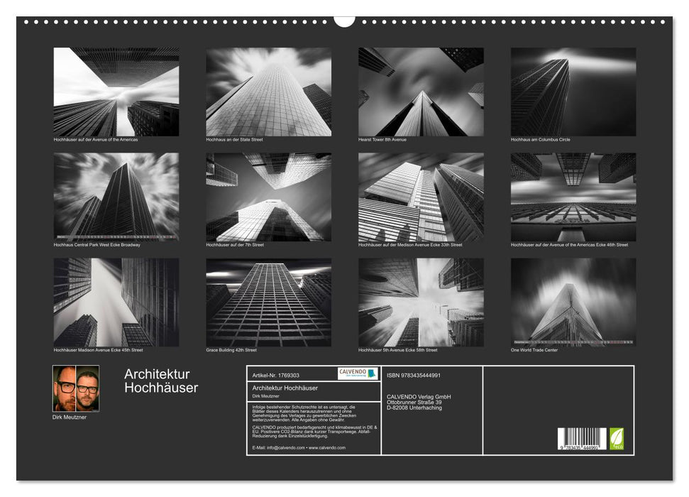 Architektur Hochhäuser (CALVENDO Wandkalender 2025)