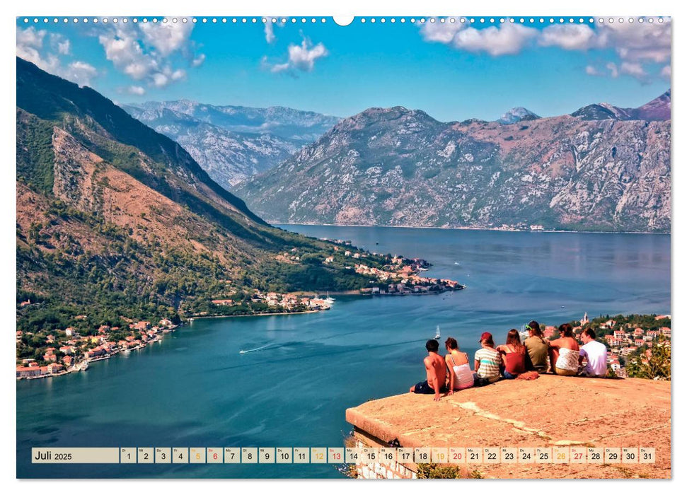 Reise nach Montenegro (CALVENDO Premium Wandkalender 2025)