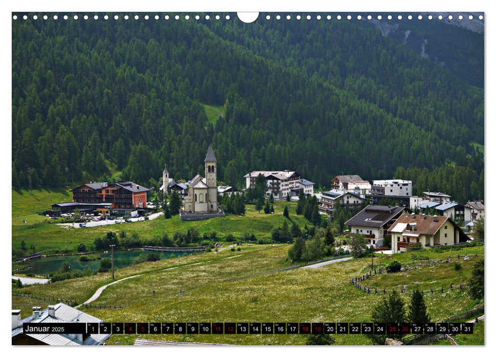 Sulden - Südtiroler Bergdorf am Fuße des Ortlers (CALVENDO Wandkalender 2025)