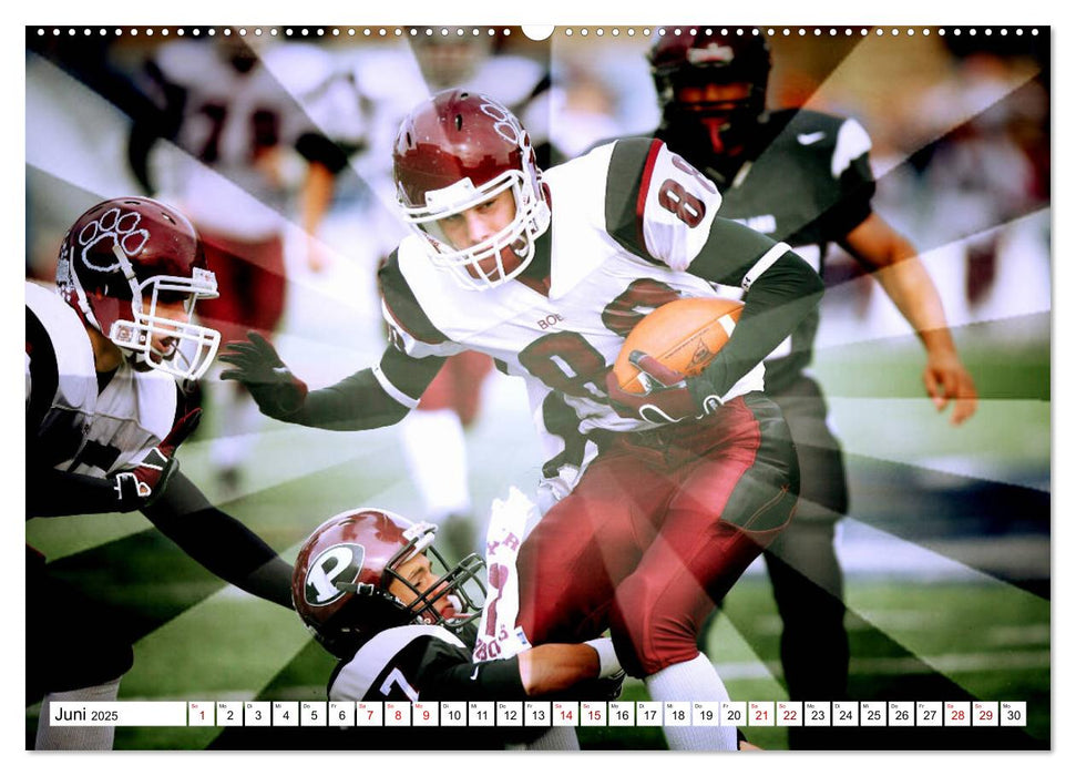 HEROES - American Football (CALVENDO Premium Wandkalender 2025)