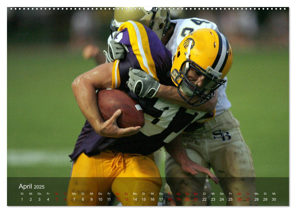 American Football - Touchdown (CALVENDO Premium Wandkalender 2025)