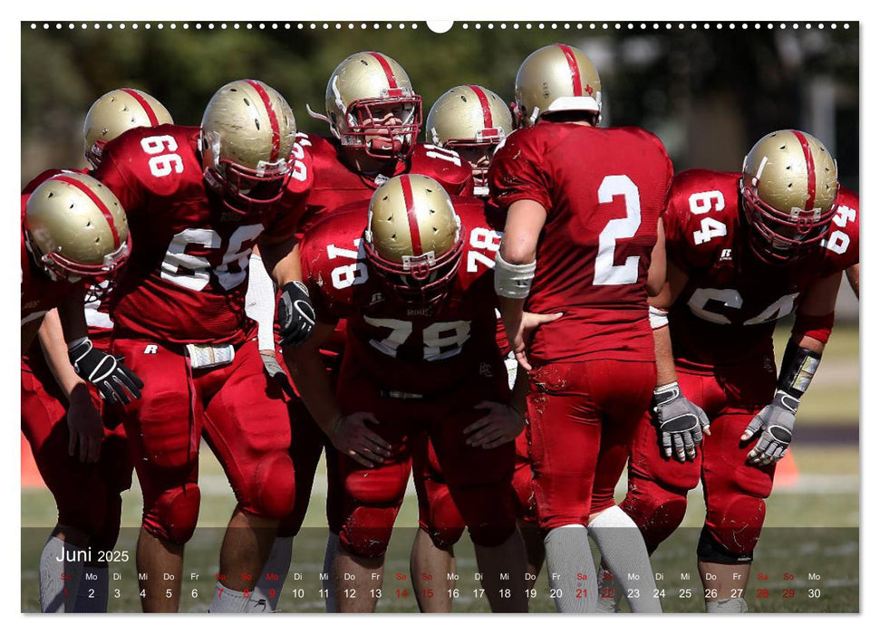 American Football - Touchdown (CALVENDO Premium Wandkalender 2025)