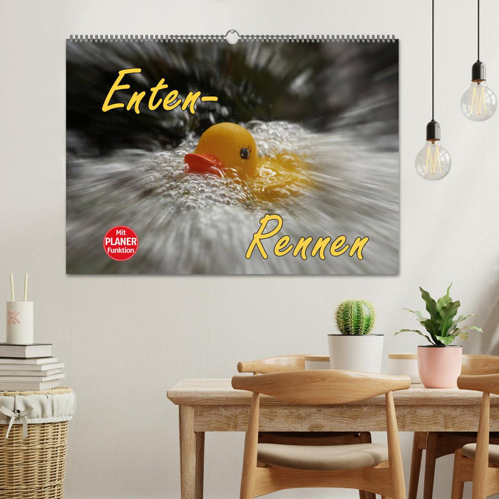 Enten-Rennen (CALVENDO Wandkalender 2025)