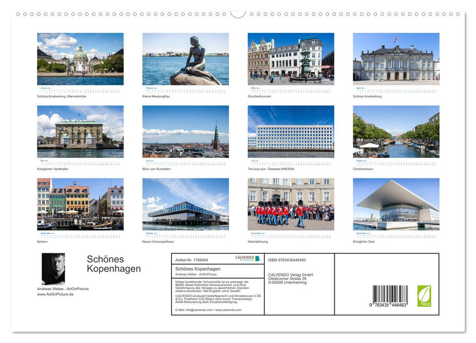 Schönes Kopenhagen (CALVENDO Premium Wandkalender 2025)