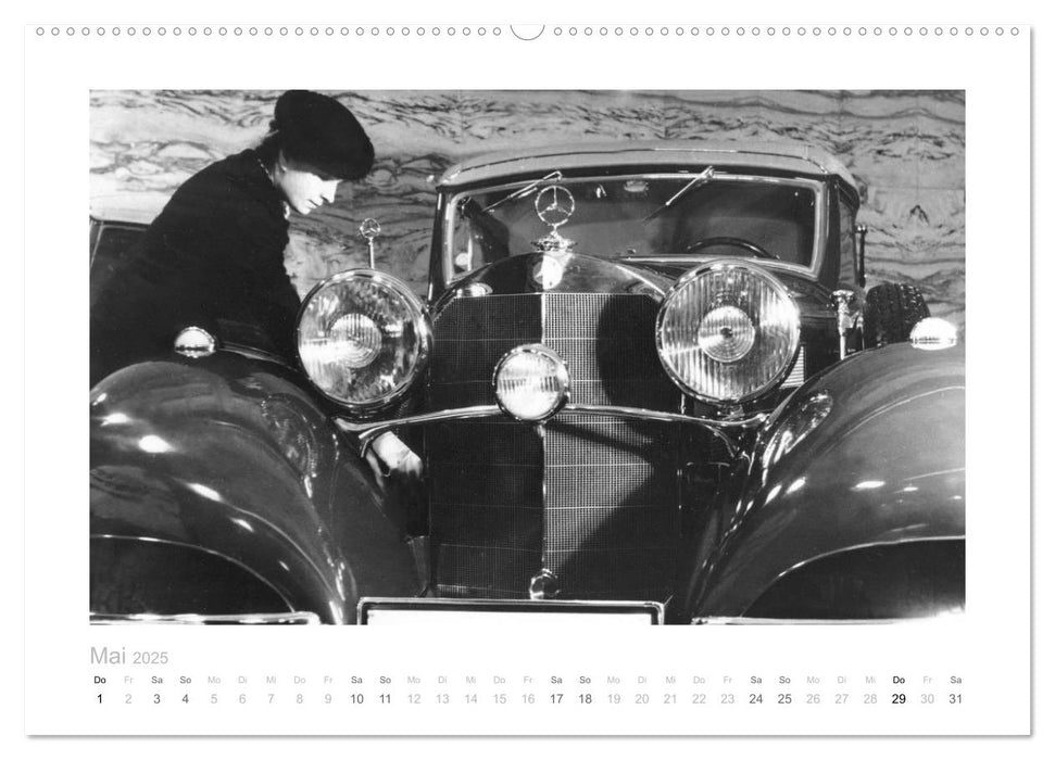 Luxus Oldtimer - Mercedes (CALVENDO Wandkalender 2025)