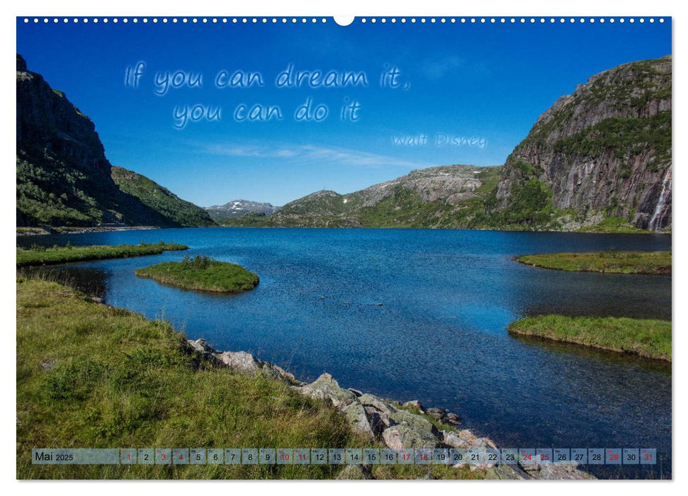 Live your dreams - Lebe deine Träume (CALVENDO Premium Wandkalender 2025)