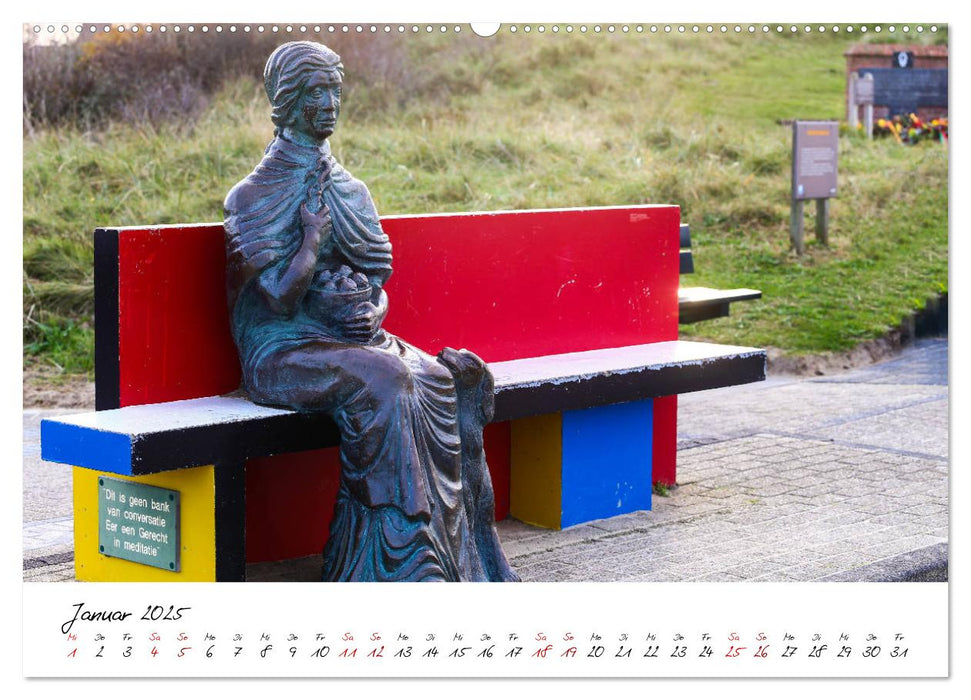 Das Seebad Domburg (CALVENDO Premium Wandkalender 2025)