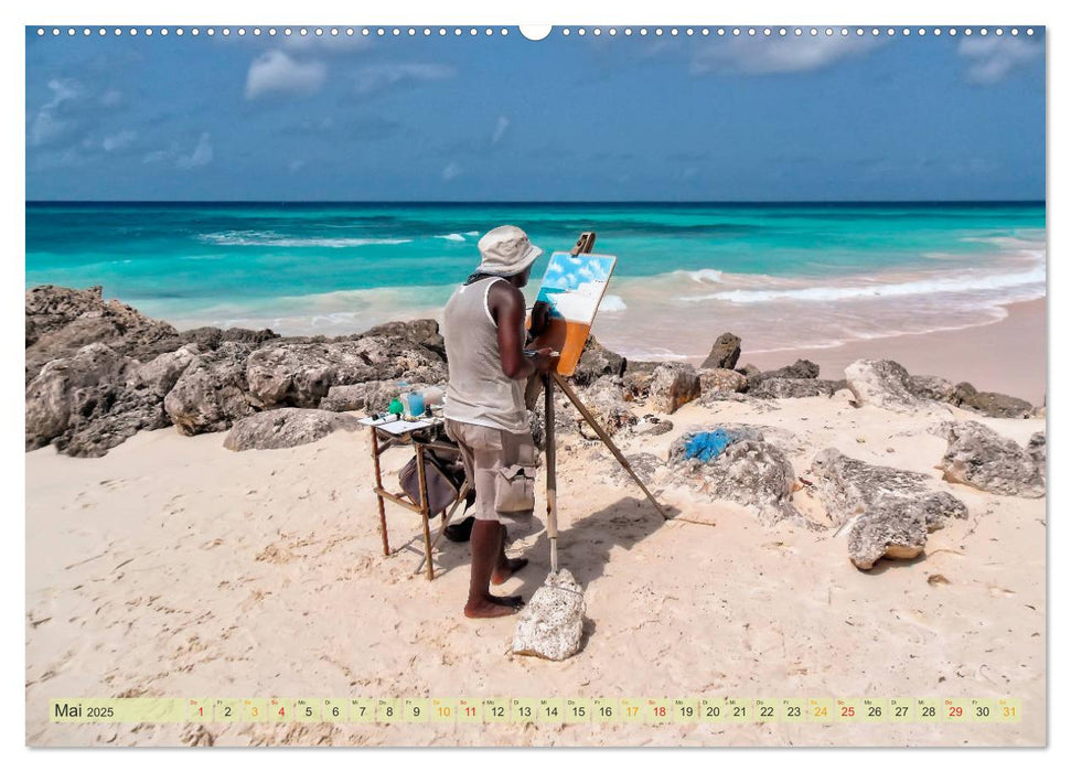 Die kleinen Antillen - Barbados (CALVENDO Premium Wandkalender 2025)