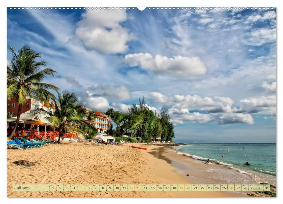 Die kleinen Antillen - Barbados (CALVENDO Premium Wandkalender 2025)