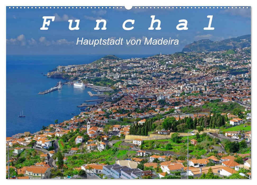 Funchal - Die Hauptstadt von Madeira (CALVENDO Wandkalender 2025)