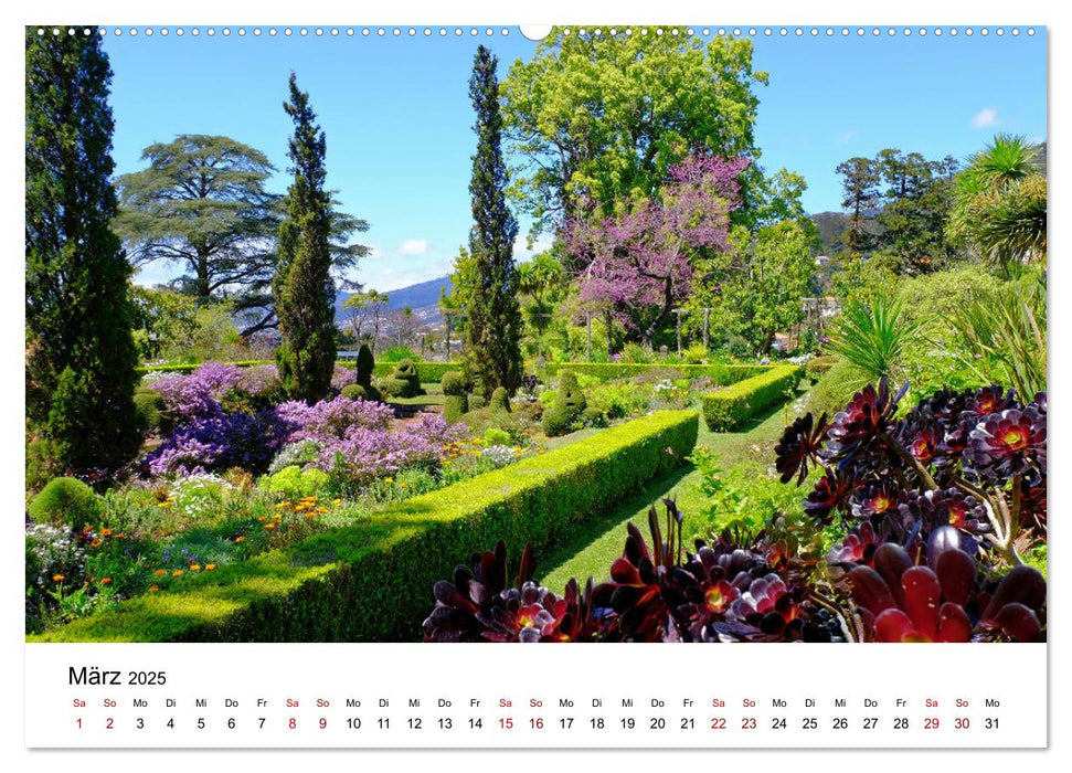 Madeira - Gärten und Quintas (CALVENDO Wandkalender 2025)