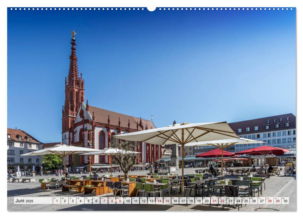 WÜRZBURG Historisches Stadtherz (CALVENDO Premium Wandkalender 2025)