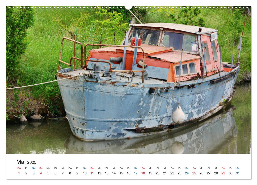 Unterwegs am Canal du Midi (CALVENDO Premium Wandkalender 2025)