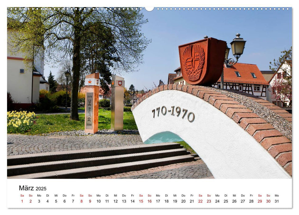 Eschborn vom Taxifahrer Petrus Bodenstaff (CALVENDO Premium Wandkalender 2025)