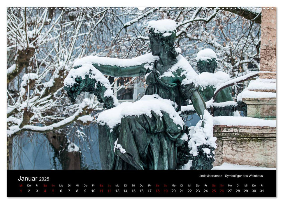 Traumhaftes Lindau im Bodensee (CALVENDO Premium Wandkalender 2025)