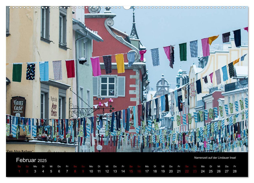 Traumhaftes Lindau im Bodensee (CALVENDO Premium Wandkalender 2025)