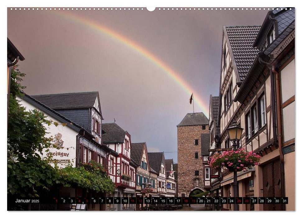 Ahrweiler - Mittelalterflair an der Ahr (CALVENDO Premium Wandkalender 2025)