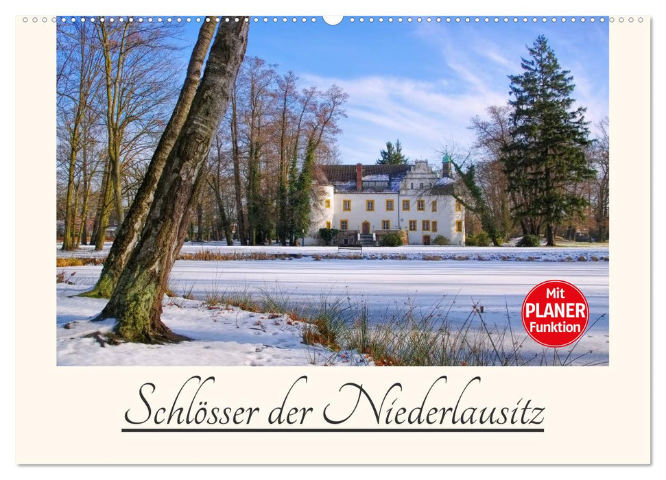 Schlösser der Niederlausitz (CALVENDO Wandkalender 2025)