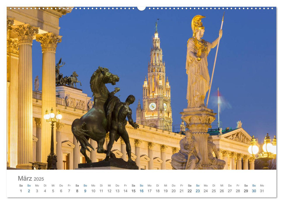 Traumhaftes Wien 2025 (CALVENDO Premium Wandkalender 2025)