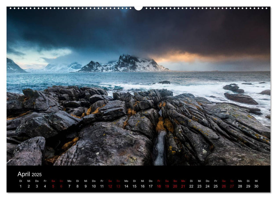 Die schönsten Strände der Lofoten - Norwegen (CALVENDO Premium Wandkalender 2025)