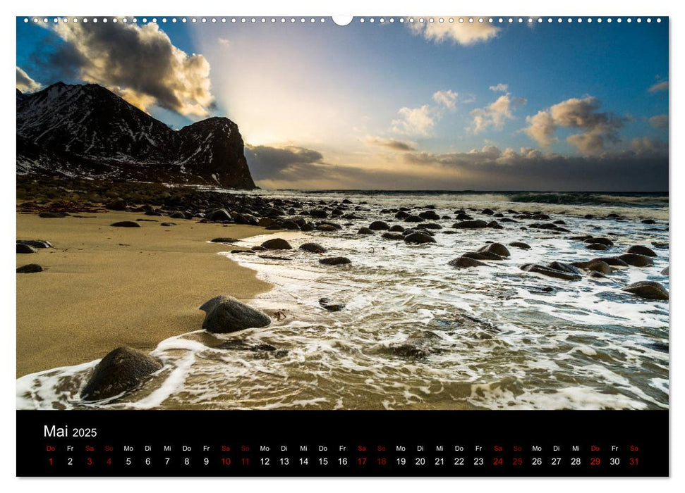 Die schönsten Strände der Lofoten - Norwegen (CALVENDO Premium Wandkalender 2025)