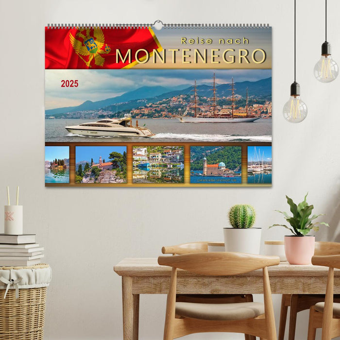 Reise nach Montenegro (CALVENDO Wandkalender 2025)