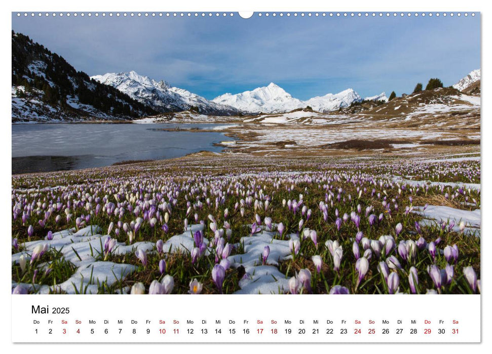 Graubünden - Land der 150 Täler (CALVENDO Wandkalender 2025)