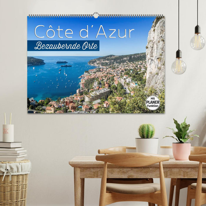 CÔTE D’AZUR Bezaubernde Orte (CALVENDO Wandkalender 2025)