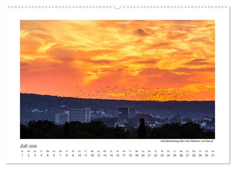 Kasseler Landschaften (CALVENDO Premium Wandkalender 2025)