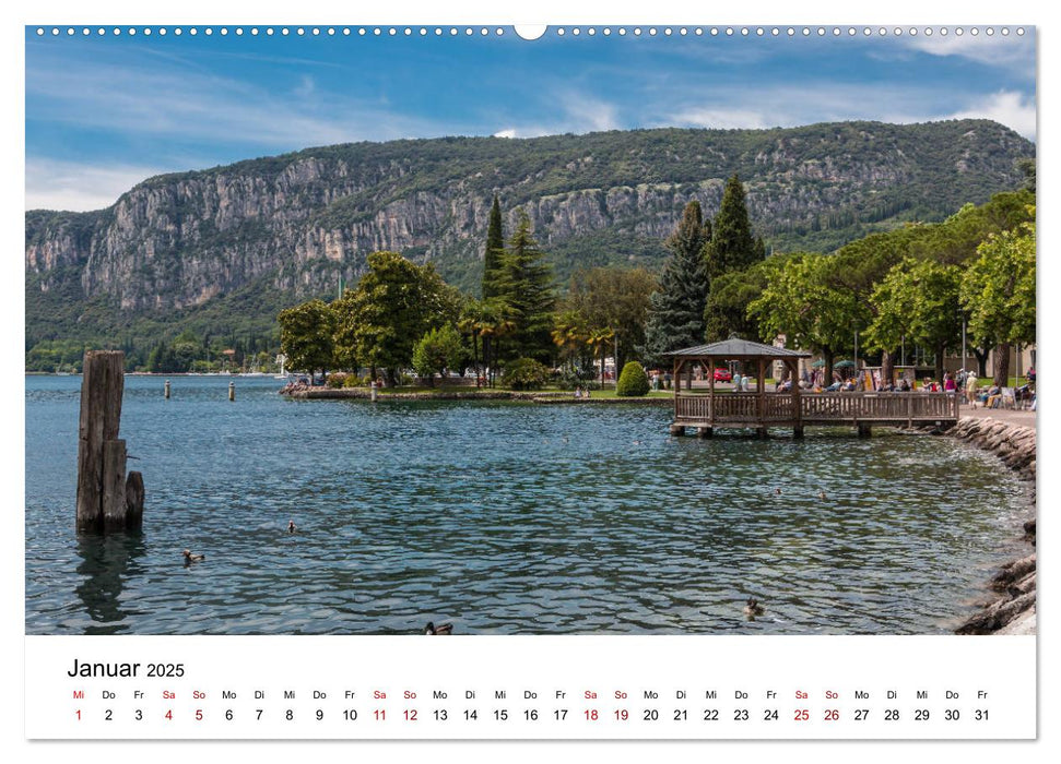 Südlicher Gardasee - Von Salo bis Garda (CALVENDO Premium Wandkalender 2025)