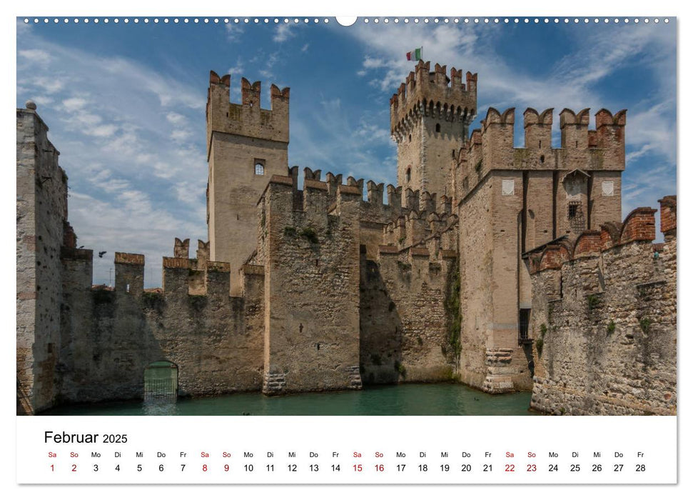 Südlicher Gardasee - Von Salo bis Garda (CALVENDO Premium Wandkalender 2025)