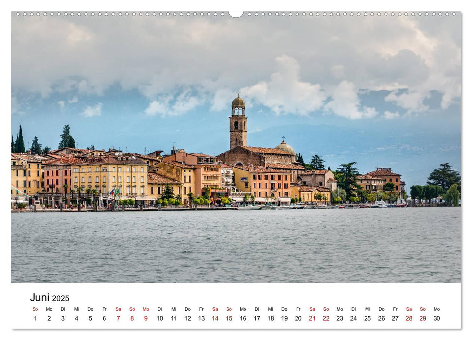 Südlicher Gardasee - Von Salo bis Garda (CALVENDO Premium Wandkalender 2025)