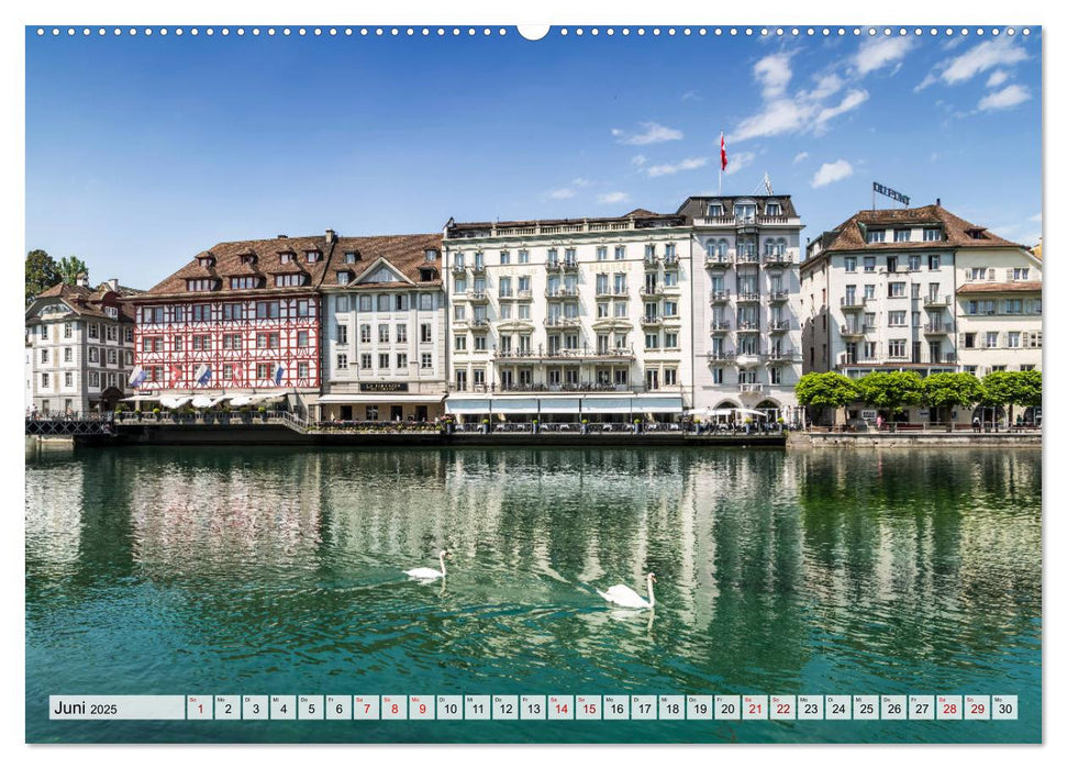 LUZERN Idyllische Impressionen (CALVENDO Premium Wandkalender 2025)