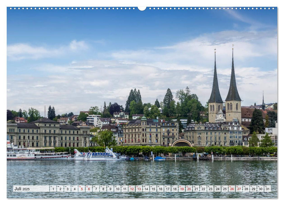 LUZERN Idyllische Impressionen (CALVENDO Premium Wandkalender 2025)